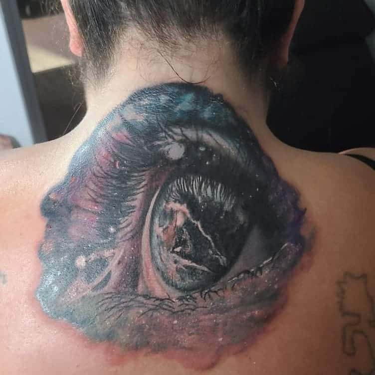 Back of Neck Tattoo Cover Up