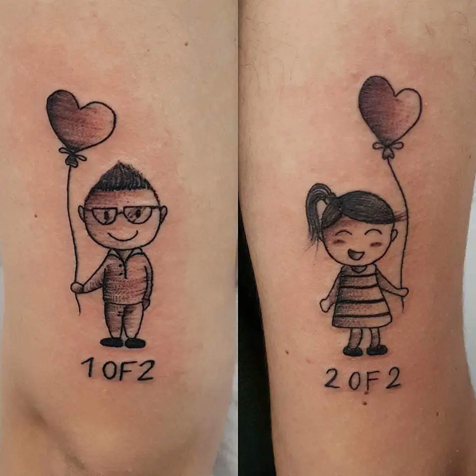 Child-Like Brother and Sister Tattoo 3