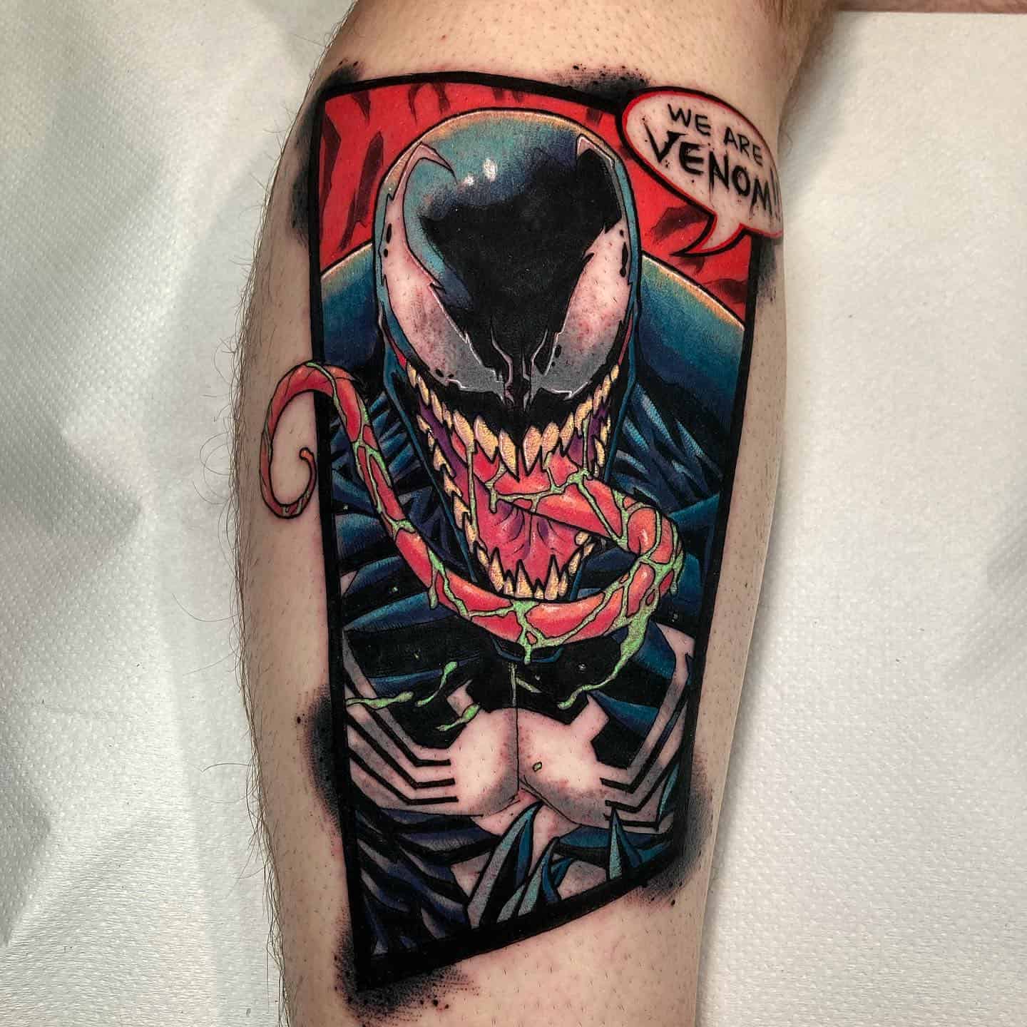 Colorful Venom Tattoos 2