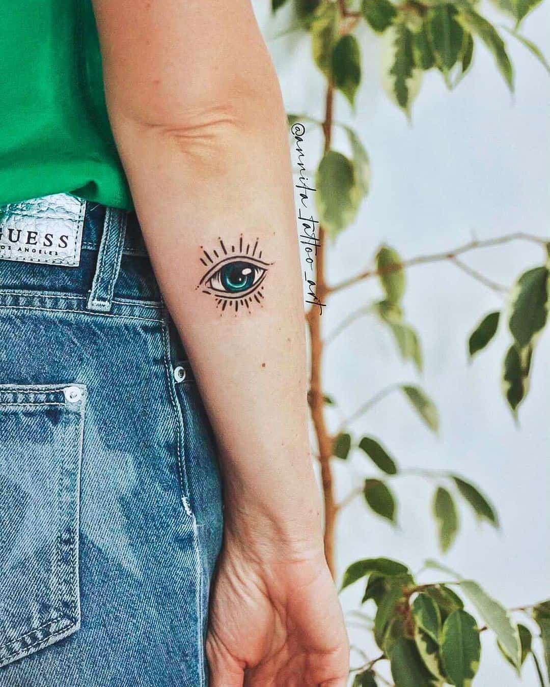 Buy 4 Eye Temporary Tattoos  Evil Eye Fake Tattoo  Small Tattoo Online in  India  Etsy