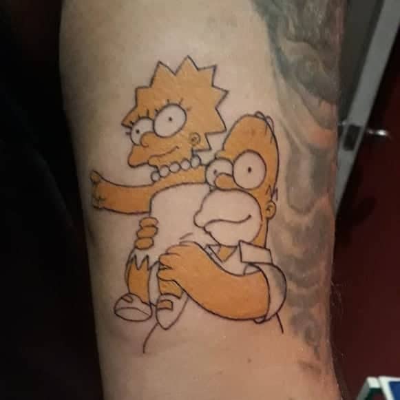 Fictional Father and Daughter Tattoo 2
