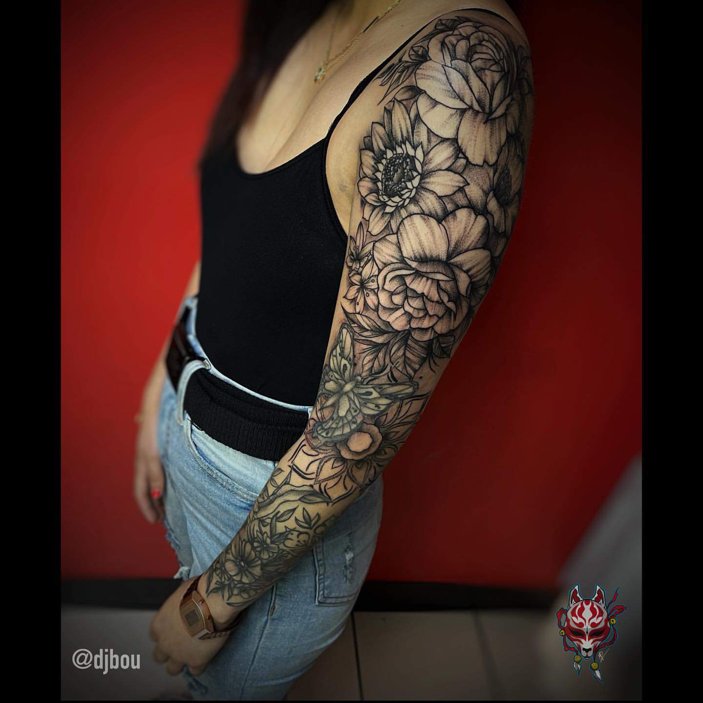Full sleeve tattoo ideas for woman