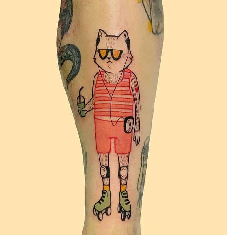 Funny Cat Tattoos 2