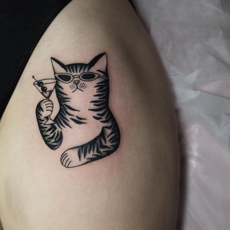Funny Cat Tattoos 7