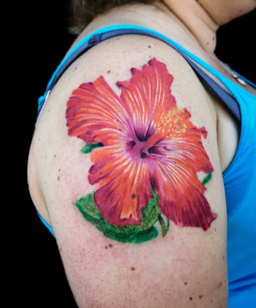 Hibiscus Flower Tattoo Ideas Shoulder Idea