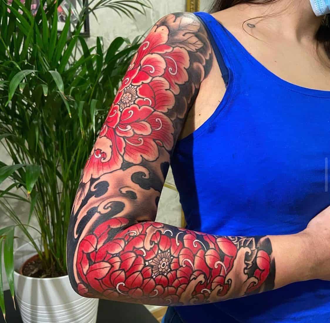 Japanese sleeve tattoo 1