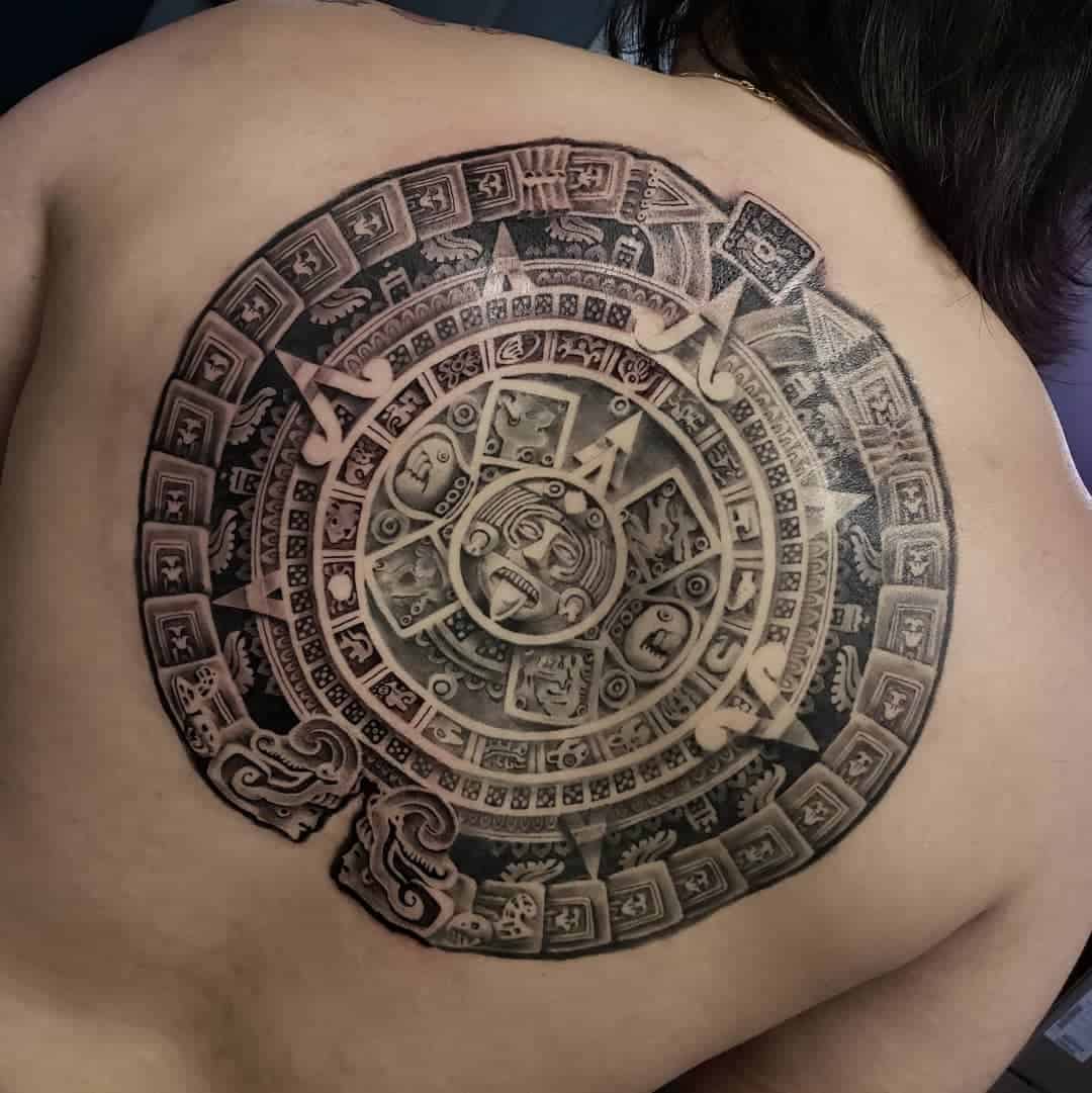 Mexican (Aztec) Tribal Tattoos 6