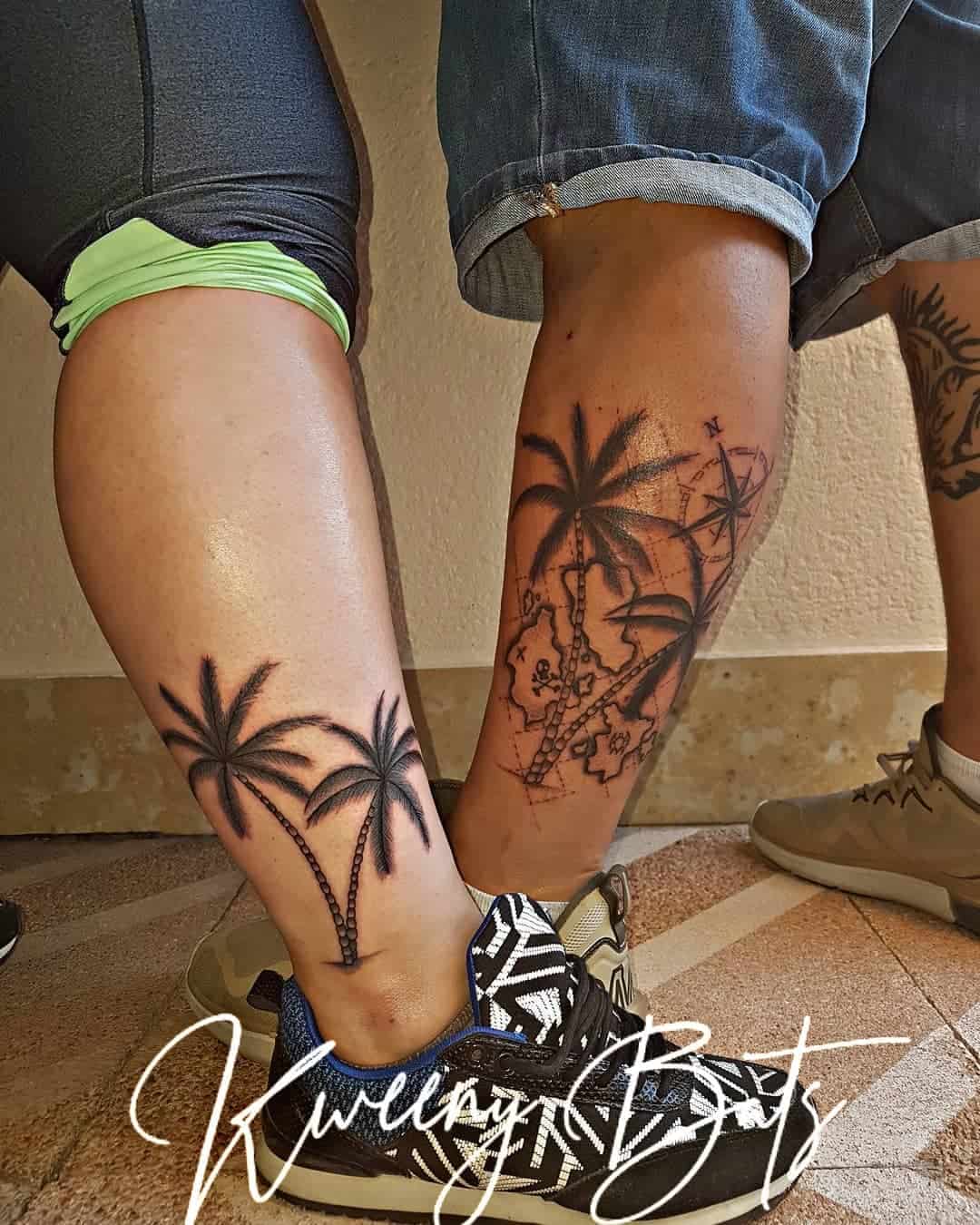 Nature Inspired Brother and Sister Tattoos 2