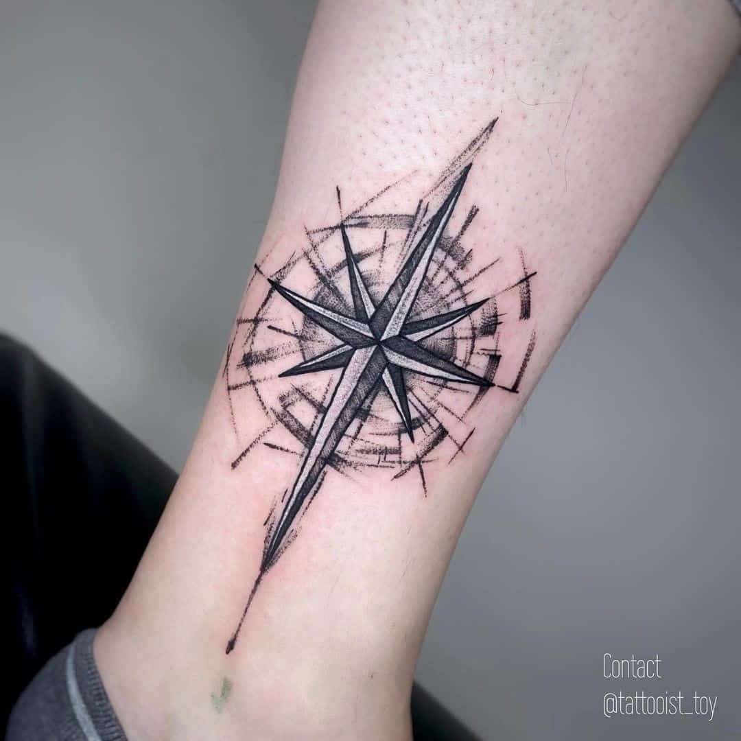 Naksh Tattoos - Wearing the compass symbol is a sign of independence and  confidence that comes from knowing that no matter what, you'll always find  your way. Safety and protection compass was