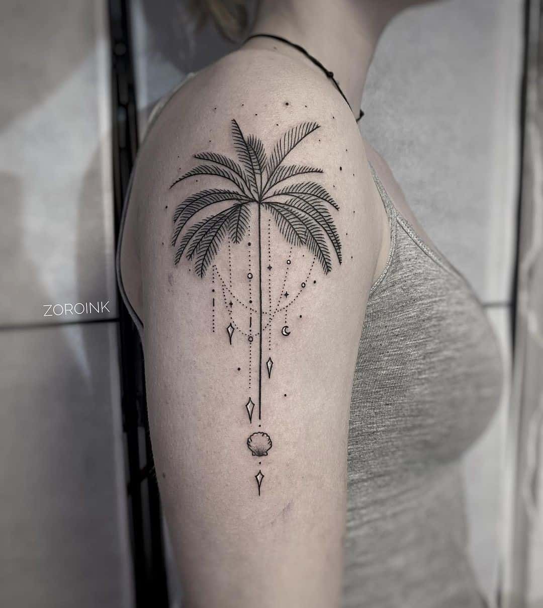 Start A Fire  Tattoos for guys Palm tree tattoo Tree tattoo men