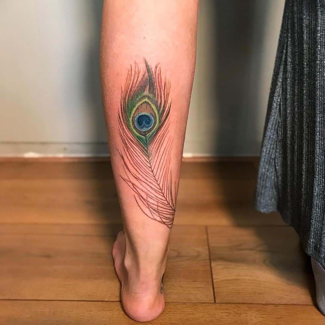 Peacock Feather Tattoo  Tattoos With Meaning