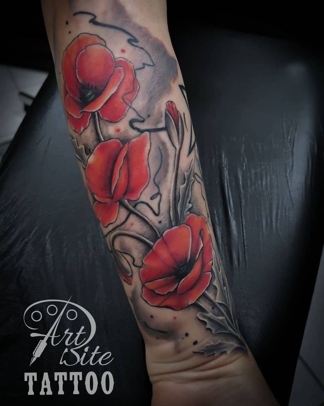 Top 30 Poppy Flower Tattoo: Colorful, Black & White Design Ideas (2023  Updated) - Saved Tattoo