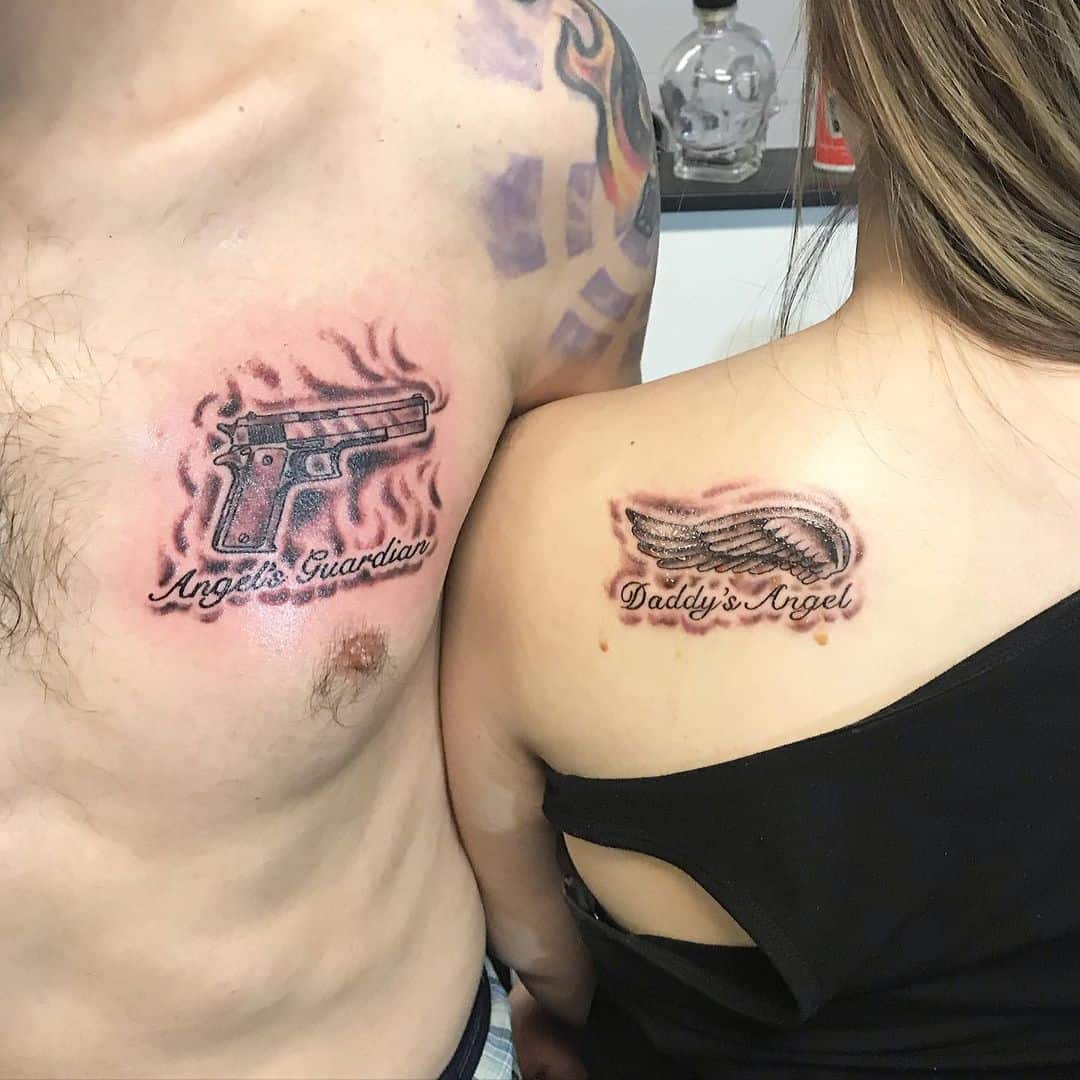 Guide to Father and Daughter Tattoos: 80+ Best Design Ideas - Saved Tattoo