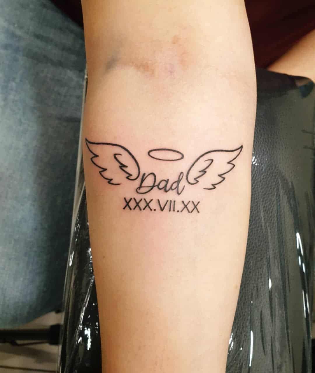 Mother and Dad Tattoo Design  Easy Family Tattoos  Easy Tattoos  Crayon