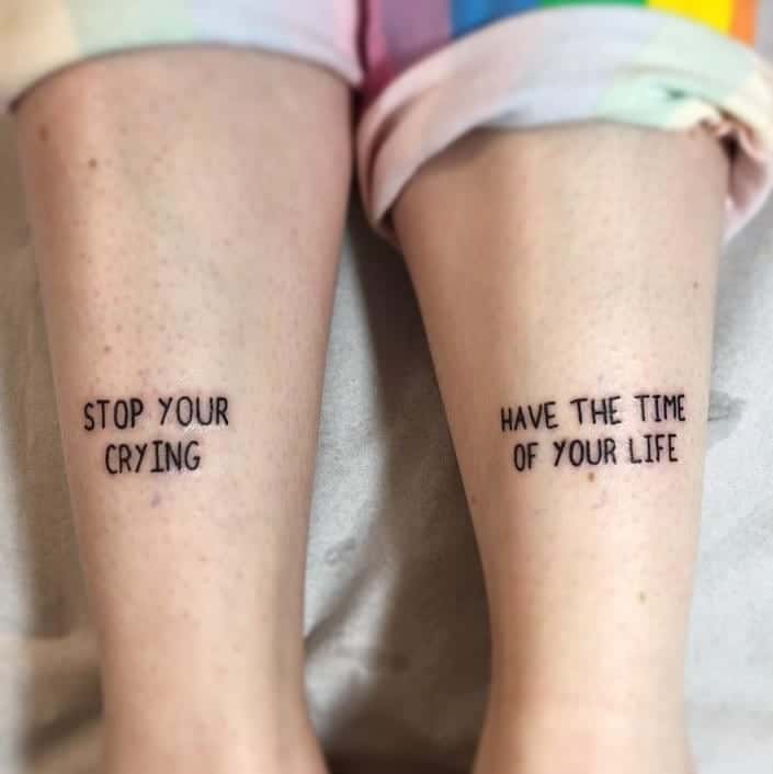 40+ Inspiration for Quote Tattoos: What's Your Favorite? - Saved Tattoo