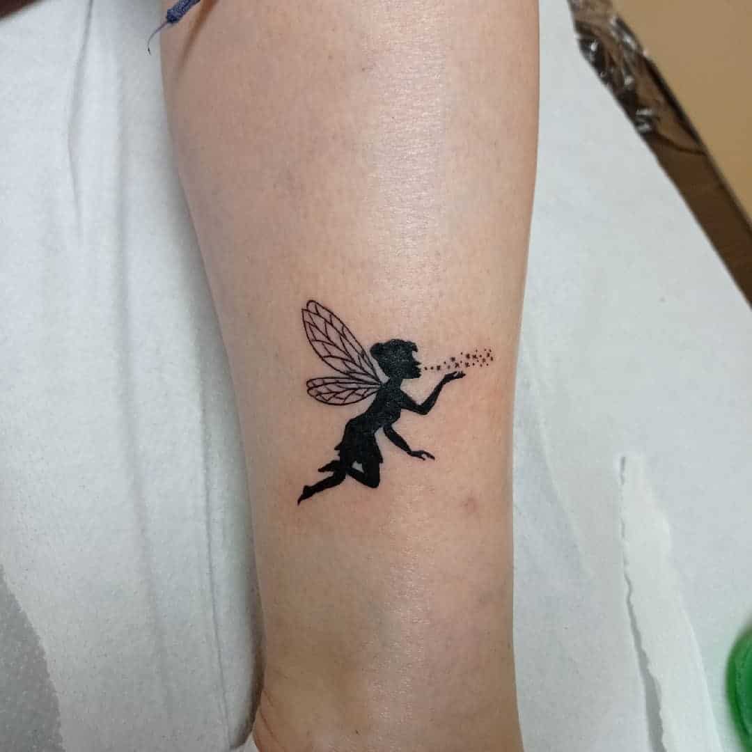 Small Fairy Tattoo Over Arm