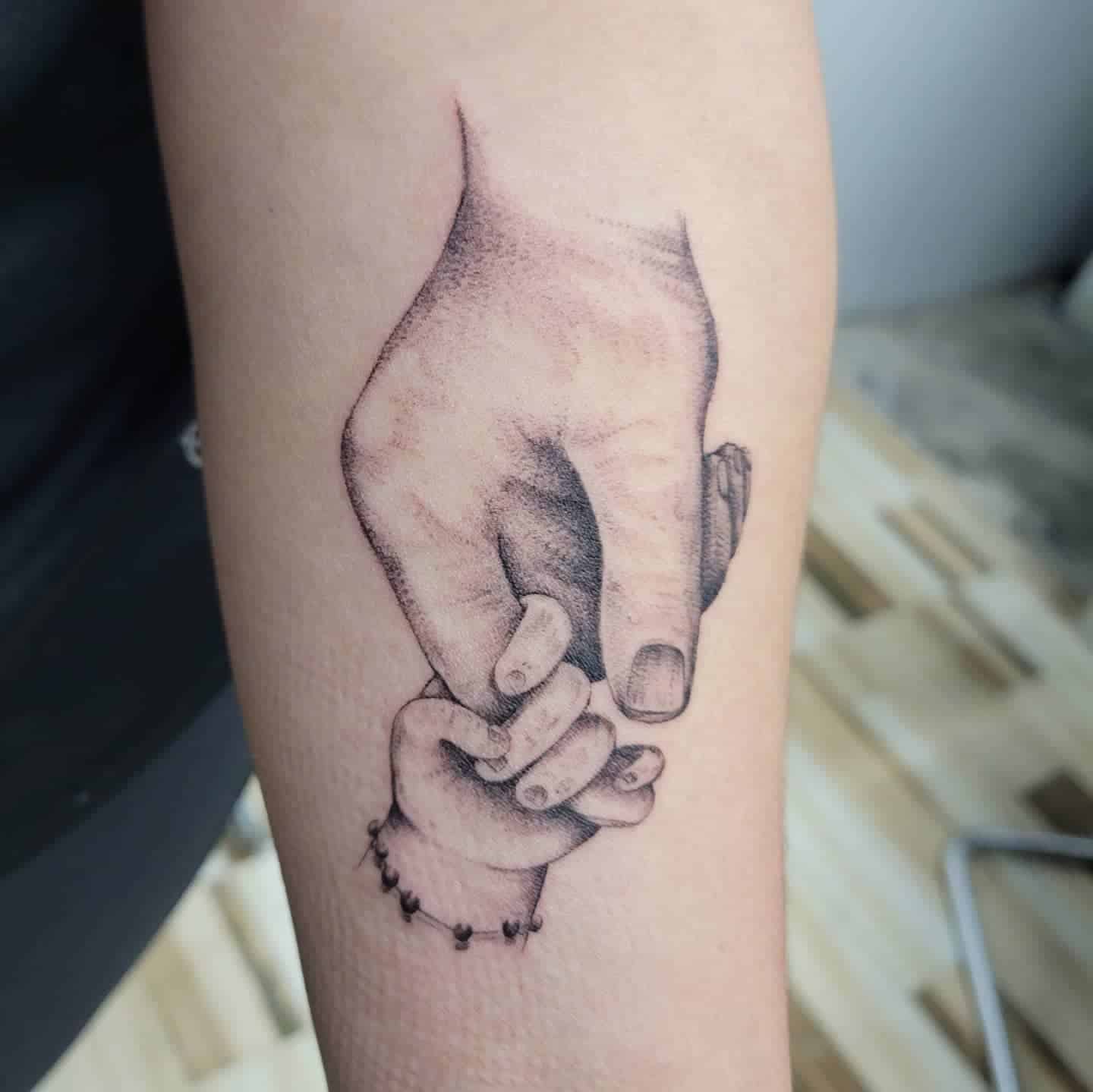 Take My Hand Tattoo 1