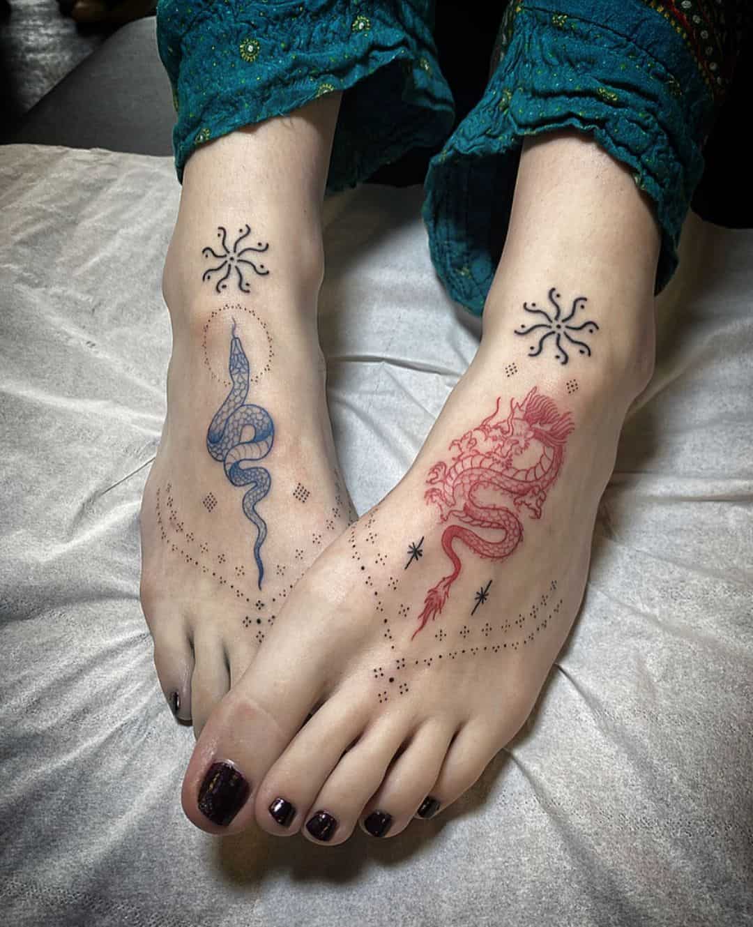 How Long After a Foot Tattoo Can I Wear Socks? - Saved Tattoo