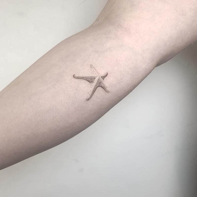  3D Starfish Tattoos 1