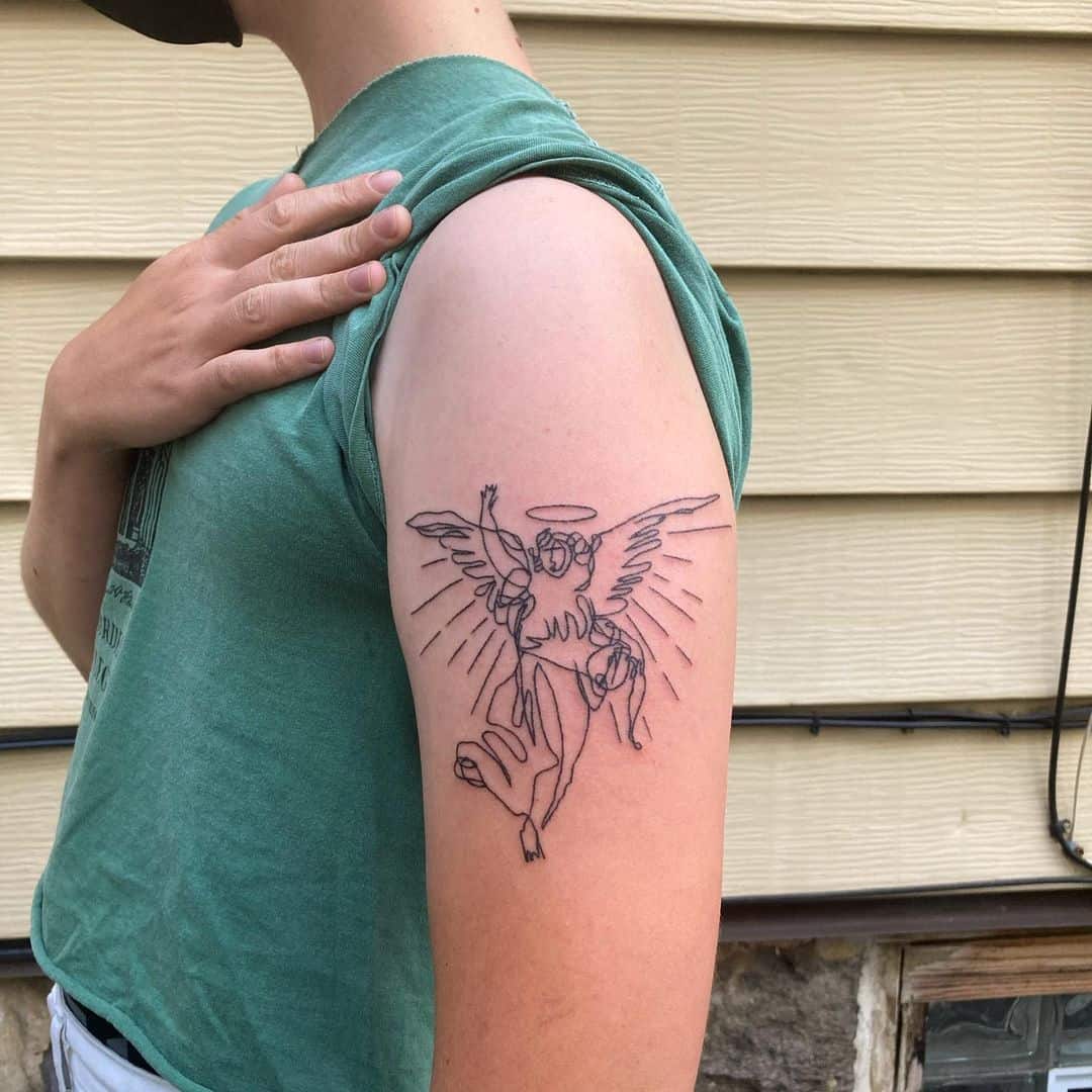 Angel Supernatural Tattoo 1