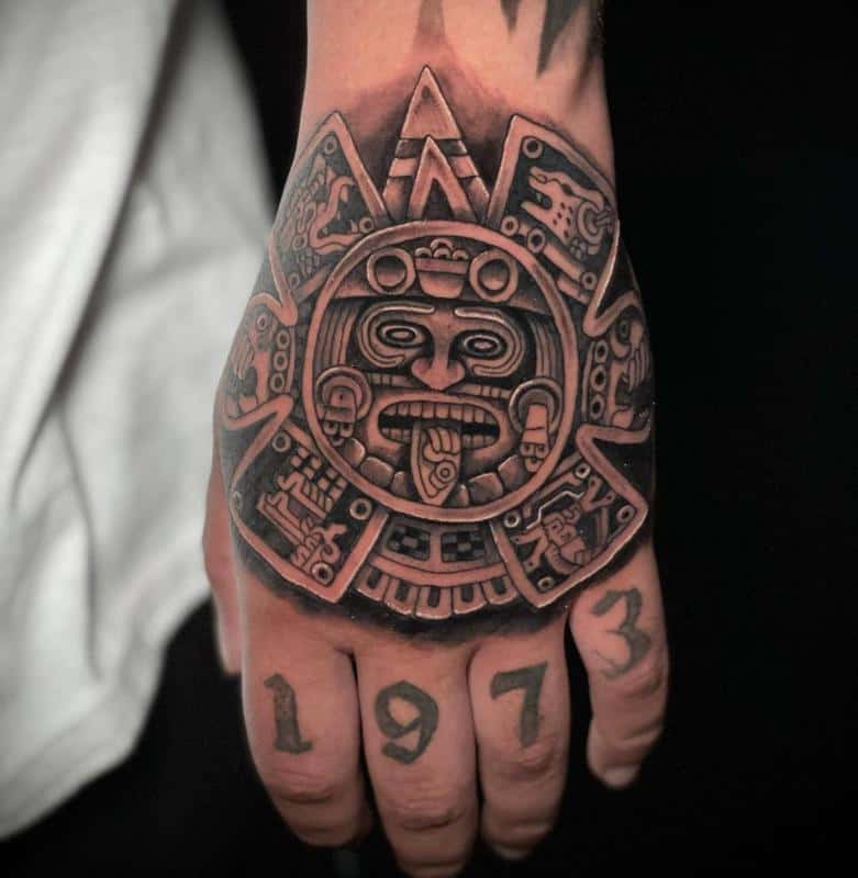 40+ Aztec Tattoo Meaning & Design Ideas (2023 Updated) - Saved Tattoo