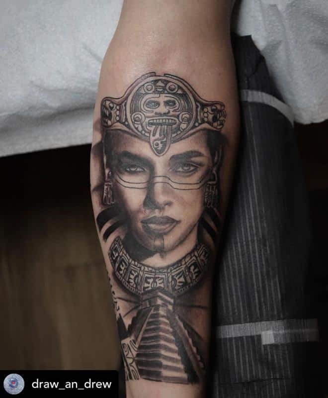 Aztec Tattoos For Women 1