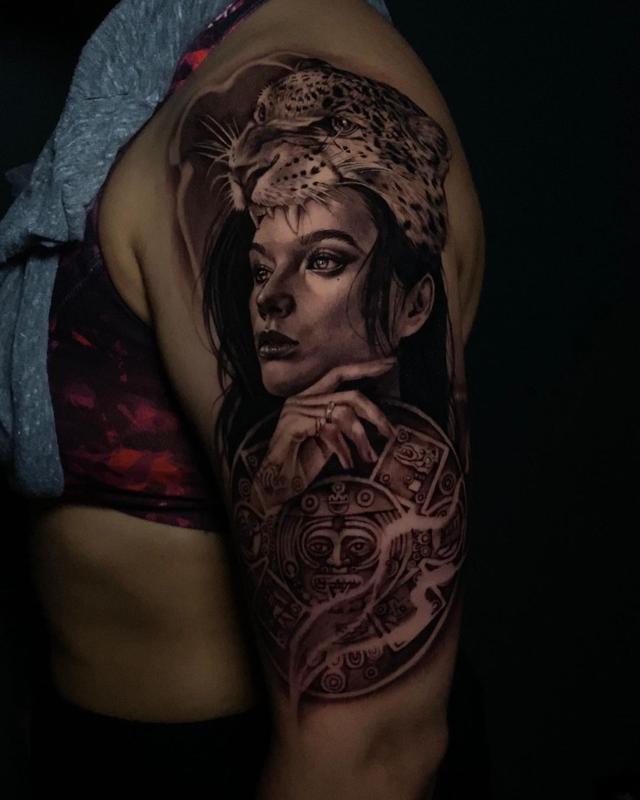 Aztec Tattoos For Women 3