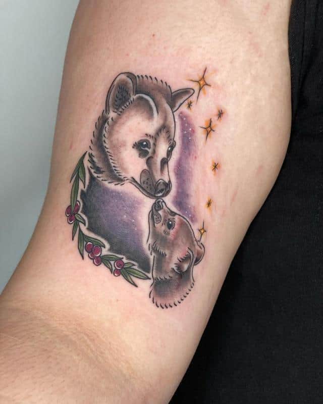 Bear Cub Tattoo 3