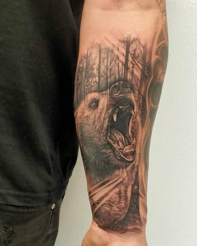 bear forearm tattoosTikTok Search