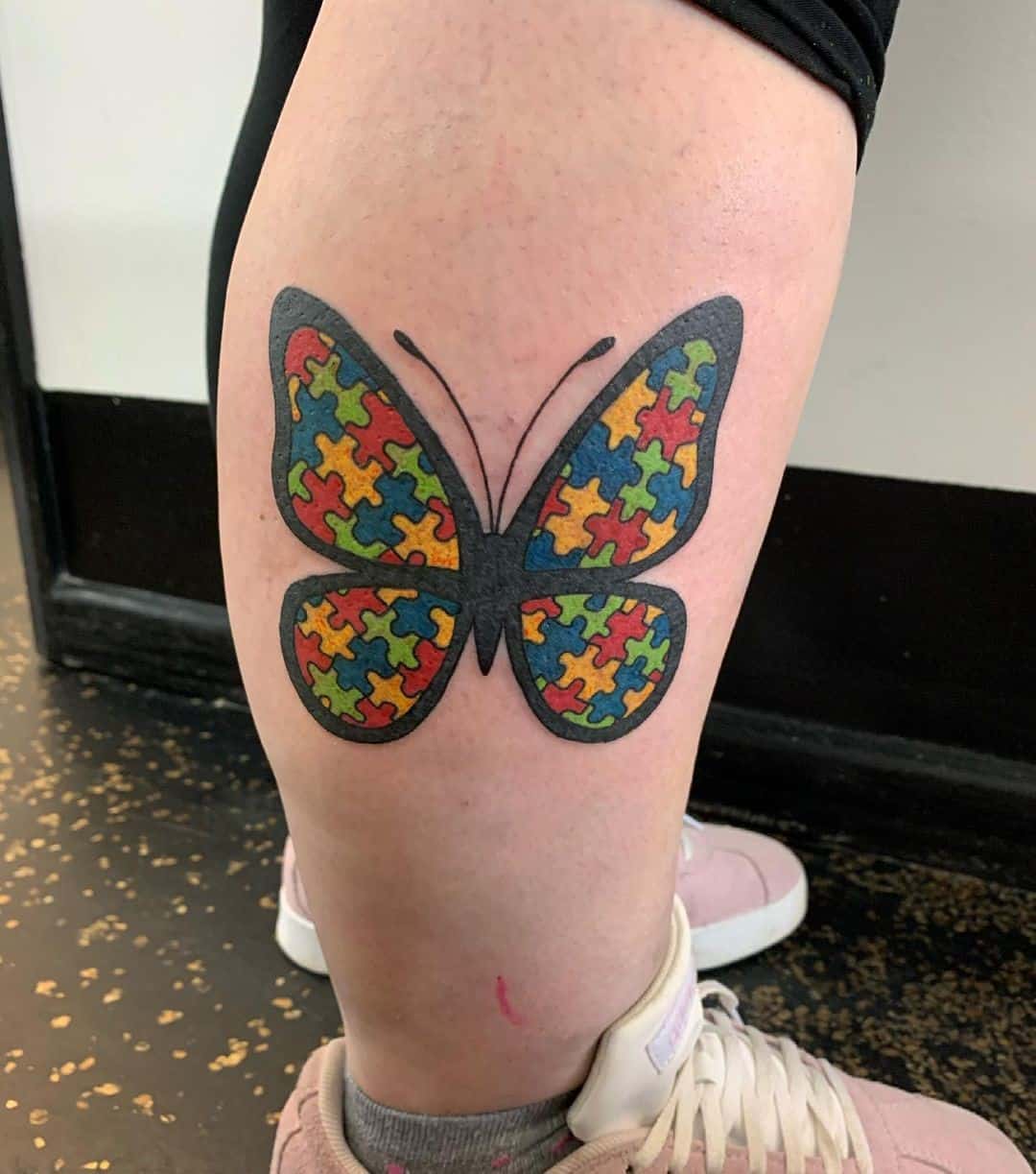 Butterfly Autism Tattoo