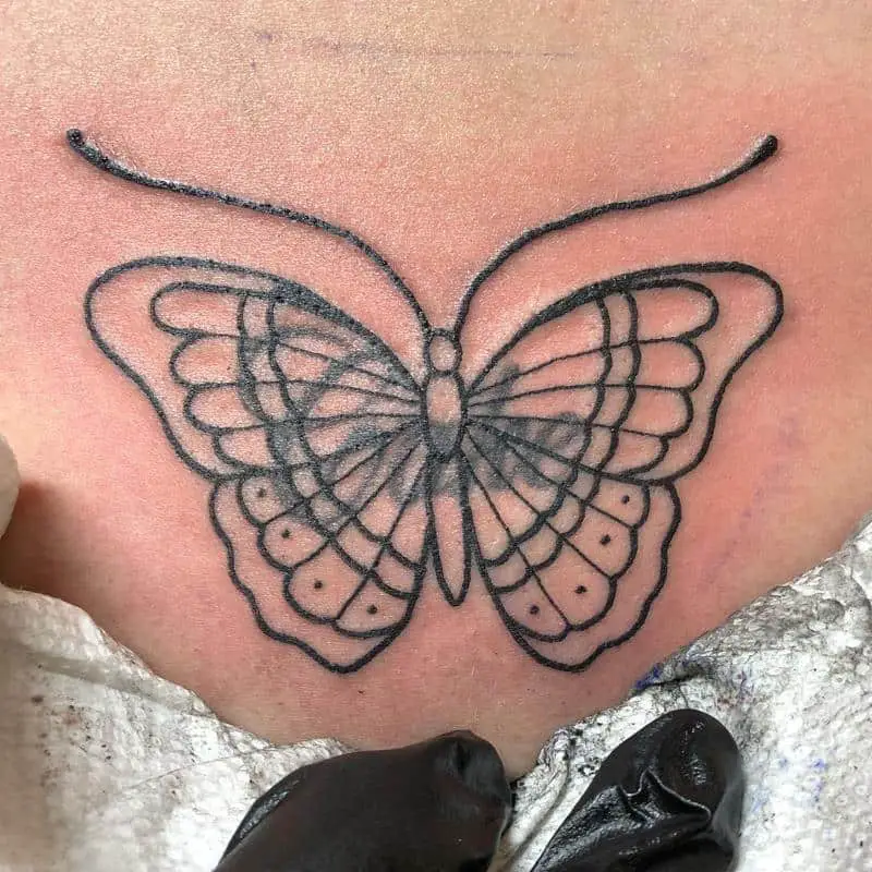 Butterfly Cover Up Tattoos 3
