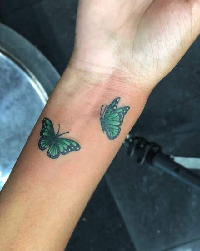 Butterfly Wrist Tattoo 1