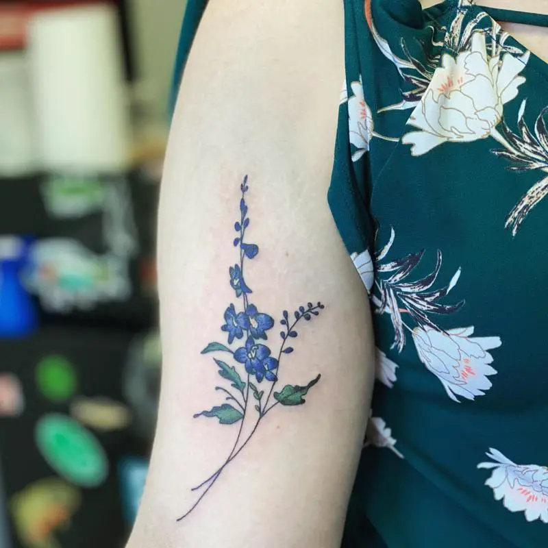 Floral Bicep Tattoo 1
