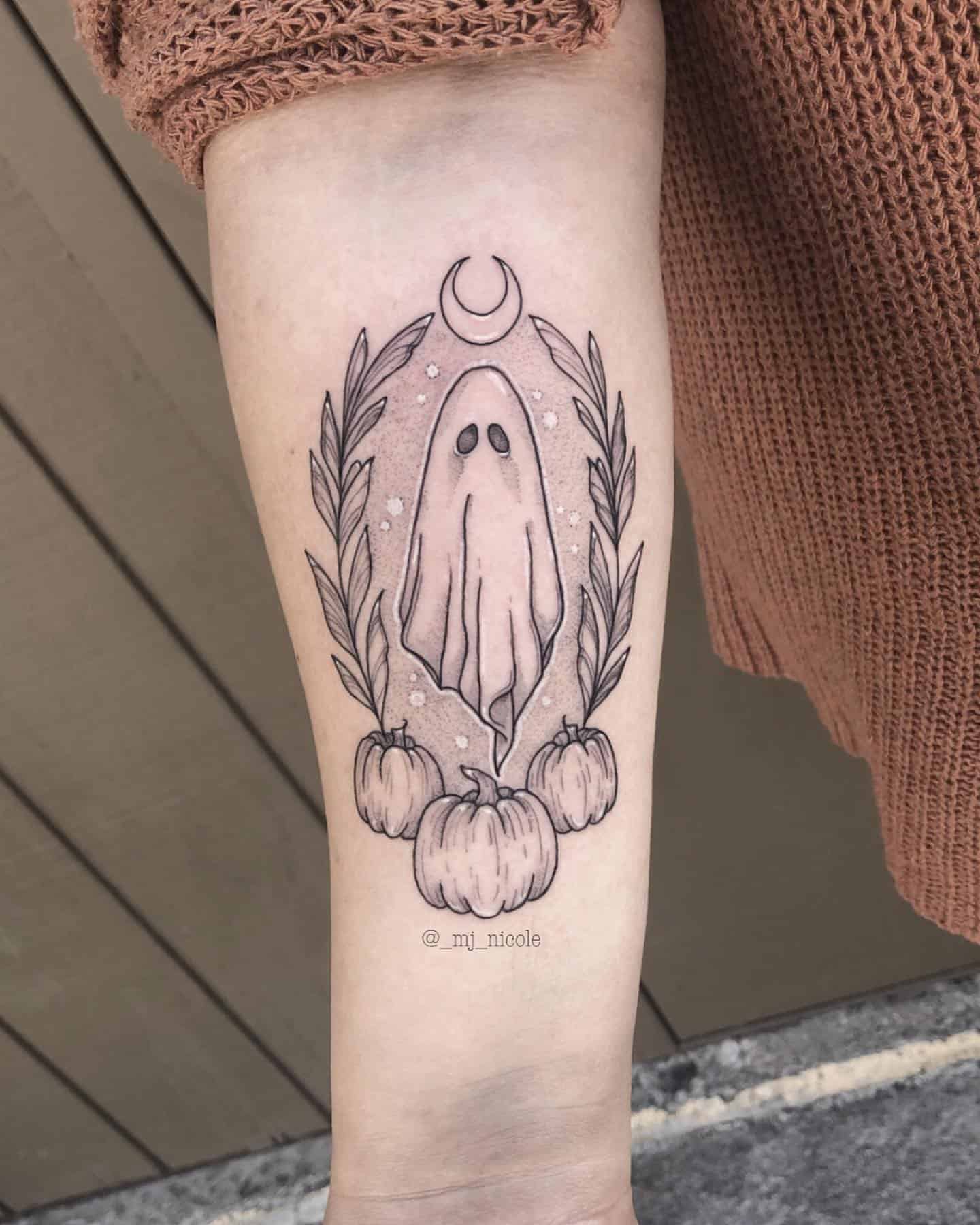 Ghost Tattoo 1