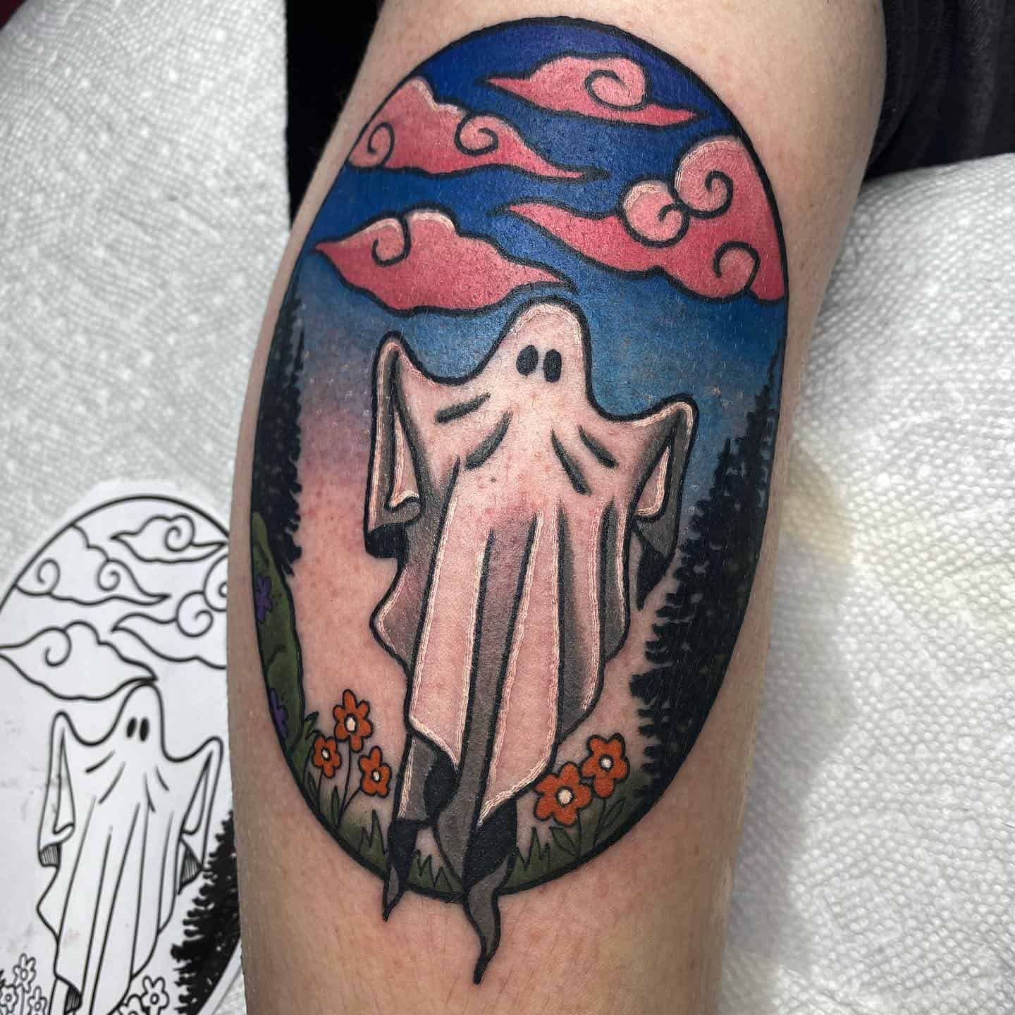 Ghost Tattoo 2
