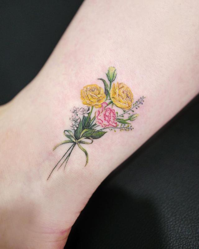 Lisianthus Flower Tattoo 3