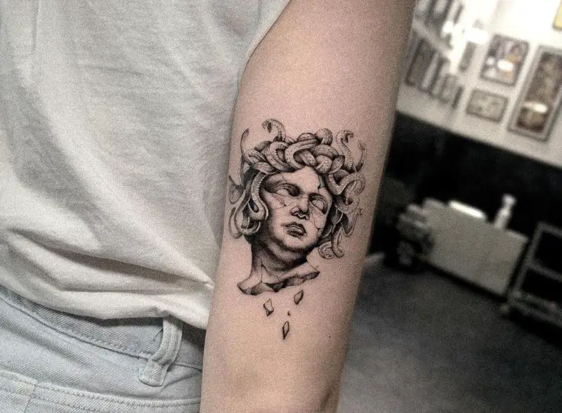 Medusa Temporary Tattoo (Set of 3) – Small Tattoos