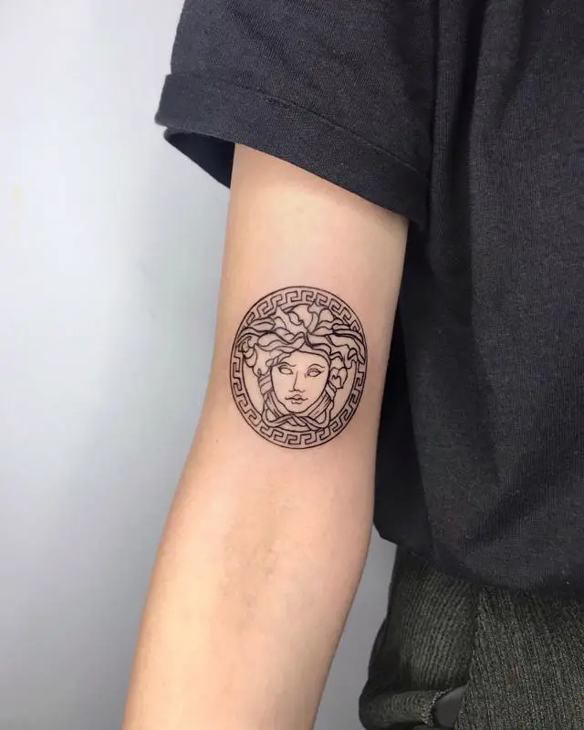 Medusa Versace Tattoo 2