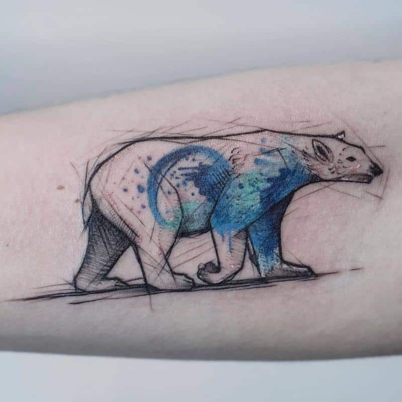 Polar Bear Tattoo 1