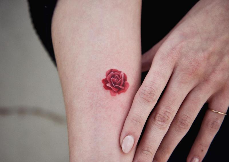 Red Rose Tattoo 3