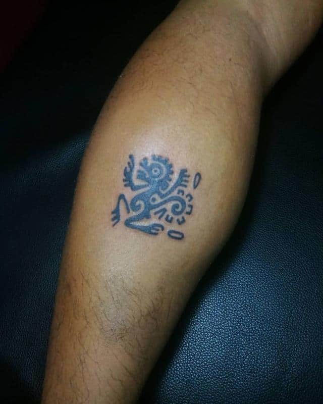 Small Aztec Tattoo 2