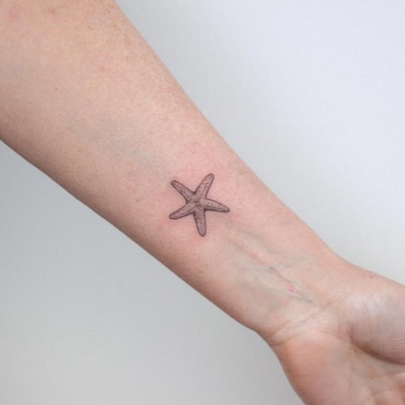 Starfish Tattoos On The Wrist