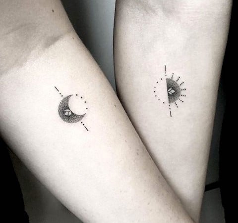 Minimalist Tattoo Ideas For Couples