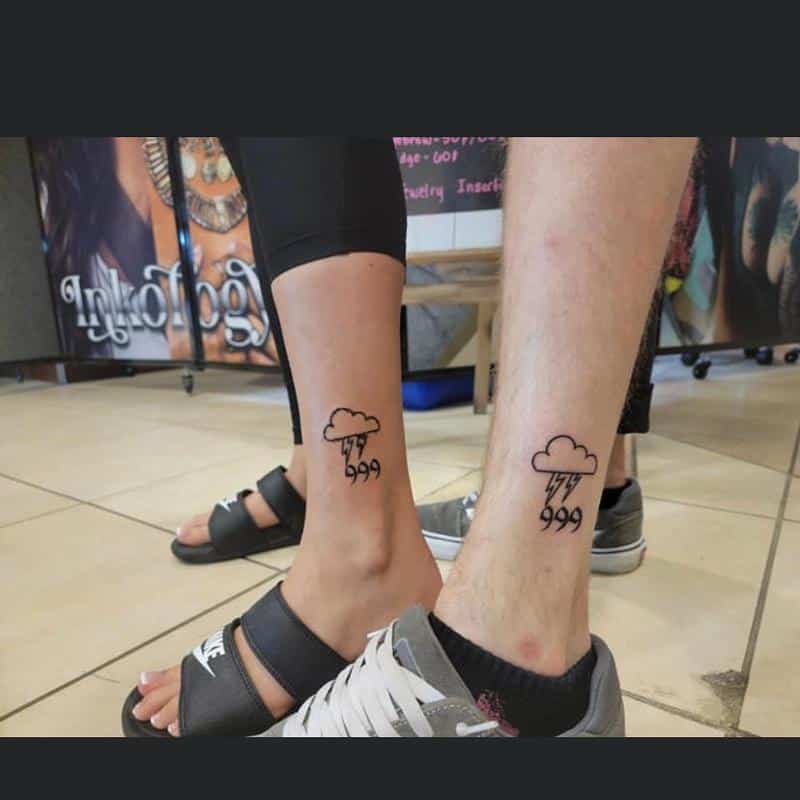 Symbol and Numbers Tattoo