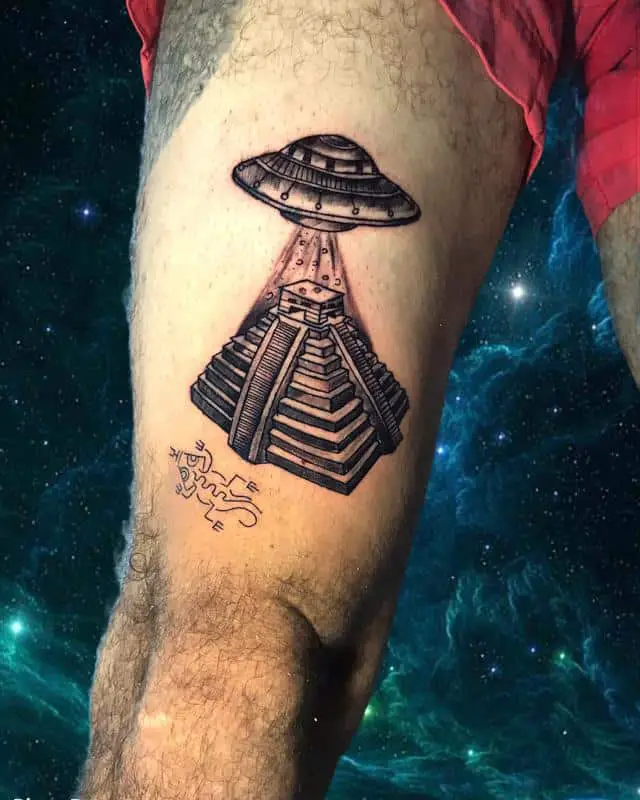 The Alien Attack Tattoo 3
