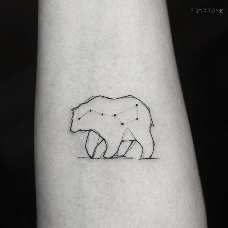 The Big Bear Constellation Tattoo 1