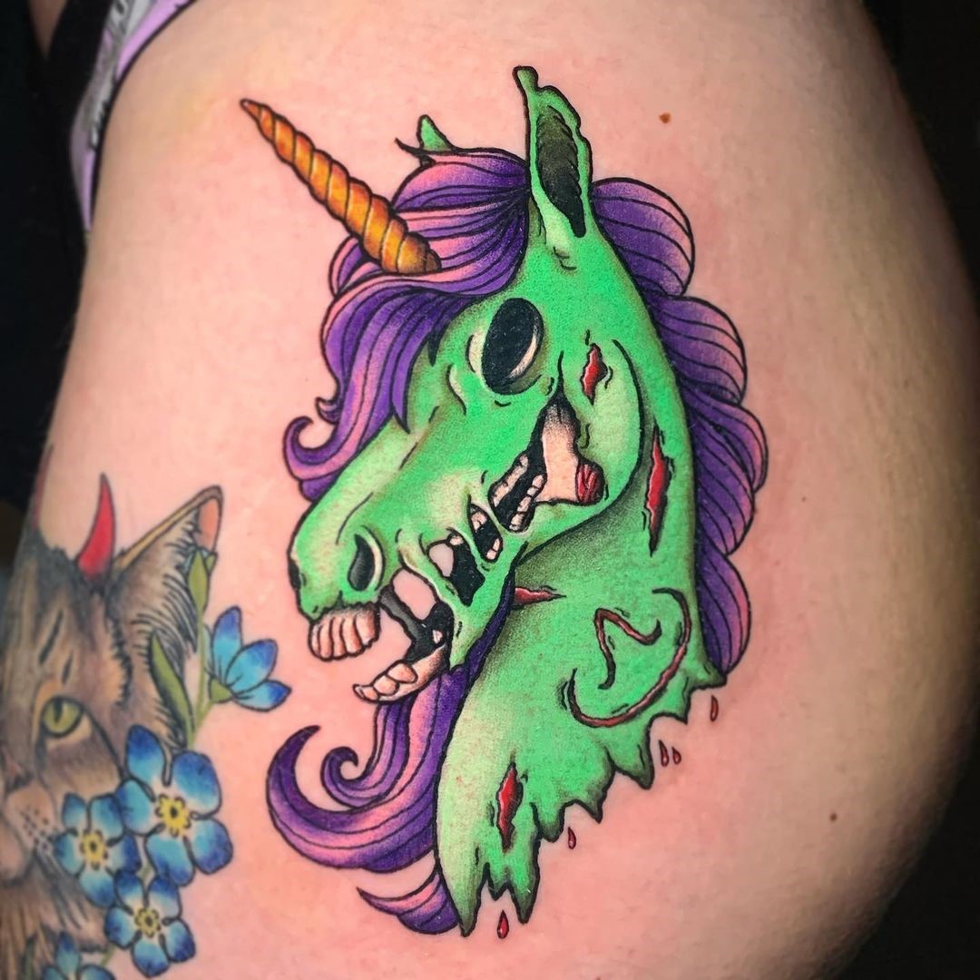 Unicorn Temporary Tattoo - Set of 3 – Tatteco