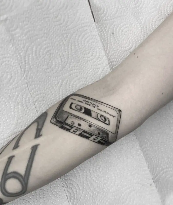 Cassette Tape Tattoo Design 5