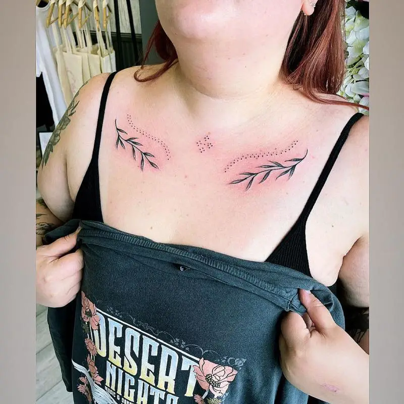 Chest Tattoo For Girls 3