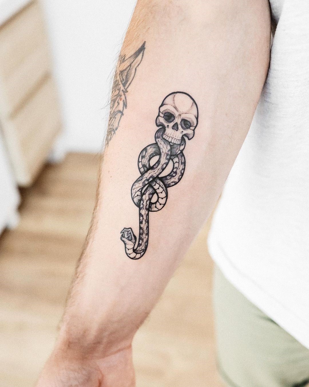 Death eater tattoo design
